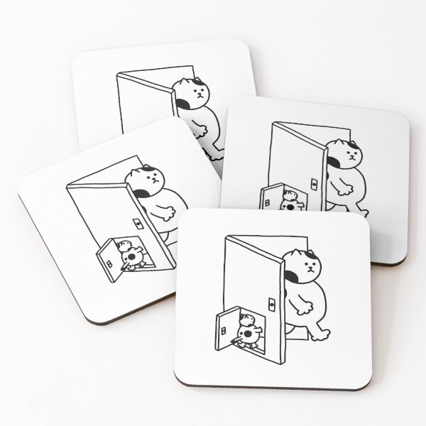 Item preview, a Cat walking through the door designed and sold by superbaechoo.