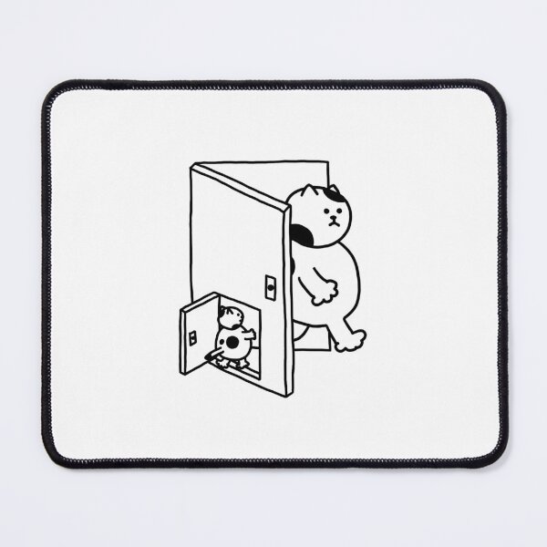 Item preview, a Cat walking through the door designed and sold by superbaechoo.