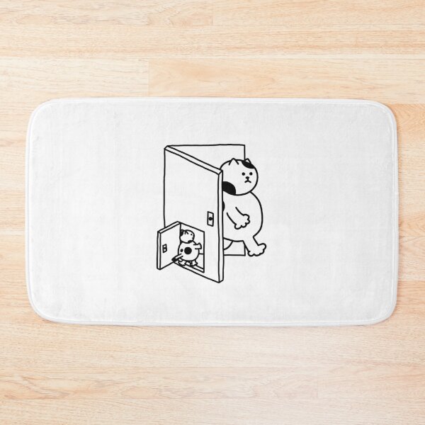 Item preview, a Cat walking through the door designed and sold by superbaechoo.