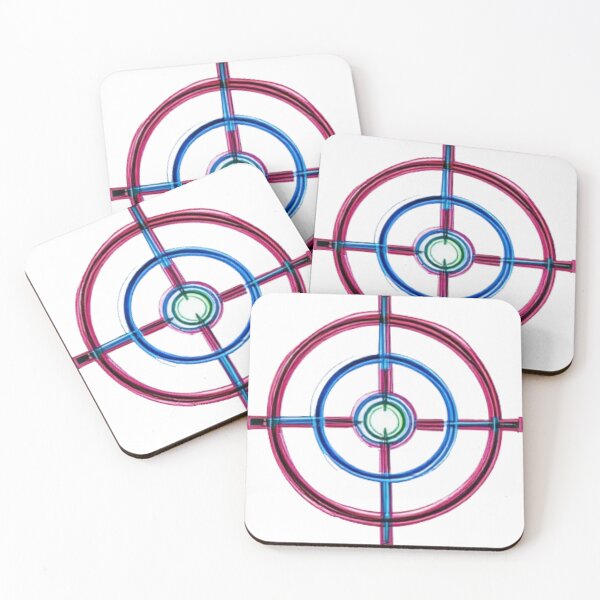 Item preview, Bullseye Target  Jinx Scribble designed and sold by RebelPaintBrush.