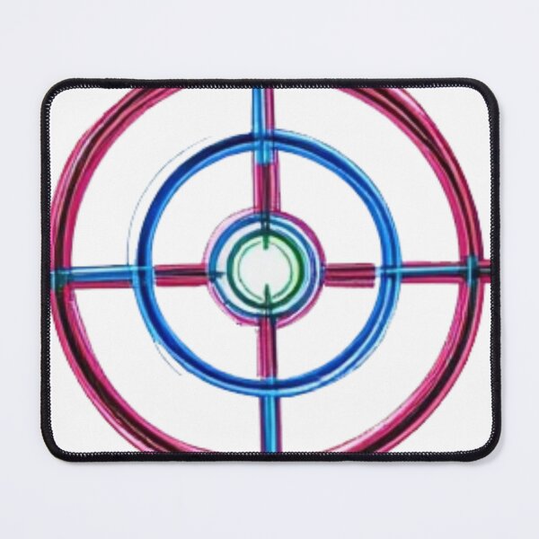 Item preview, Bullseye Target Jinx Scribble designed and sold by RebelPaintBrush.