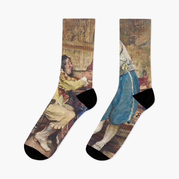Item preview,  The bribe - Edgar Bundy (1862-1922) designed and sold by Vintage Designs +.