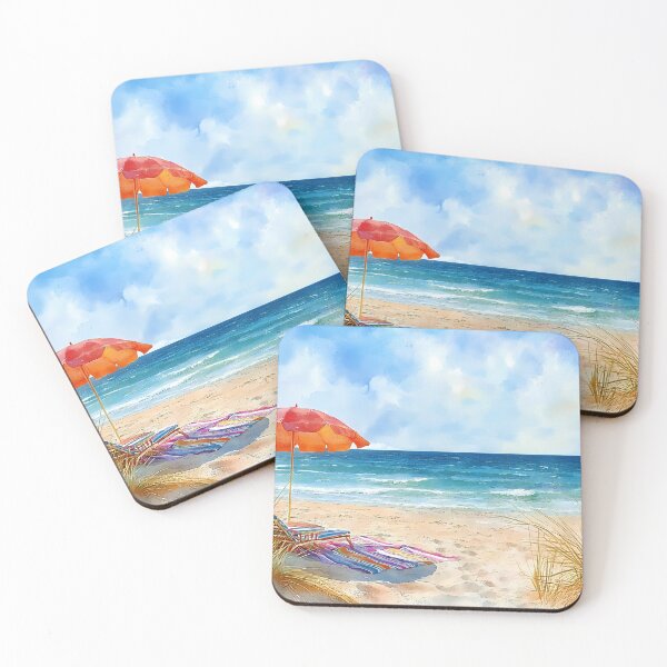 Item preview, Tranquil Summer Beach Scene designed and sold by daila70.