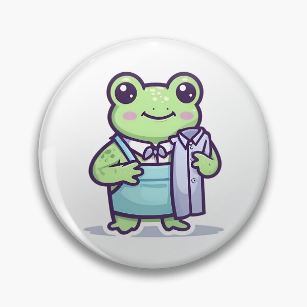 Item preview, A Cute Drycleaner Frog designed and sold by DWorriBHappi.