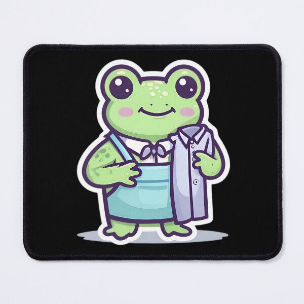 Item preview, A Cute Drycleaner Frog designed and sold by DWorriBHappi.