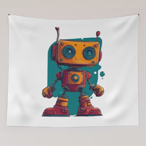 Item preview, Vibrant Robo Pal designed and sold by NomadicDreamer.