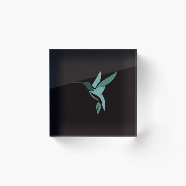 Aperçu de l'œuvre Silhouette minimaliste de colibri créée et vendue par EmiBarDesign.