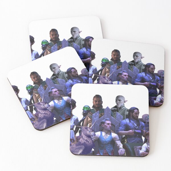 Item preview, New & Old Friends Dragon Age Veilguard transparent background designed and sold by Heralds Rest Book Store.