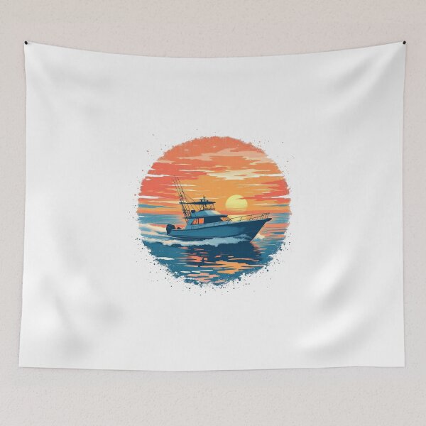Item preview, sunset boat designed and sold by jkrphoto.