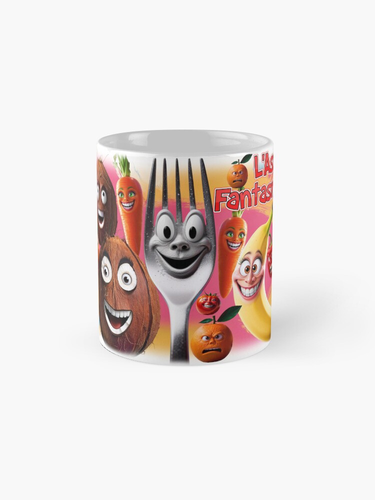 Aperçu 4 sur 6. Mug à café avec l'œuvre L'Assiette Fantasmagorique. créée et vendue par Vinidal.