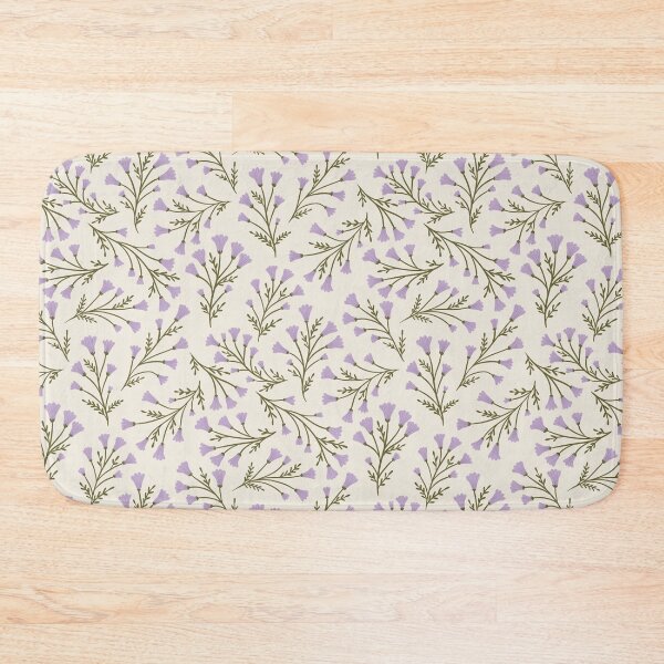 Item preview, Tiny jacaranda flowers - Lavender on white designed and sold by Illustrated by Nat.