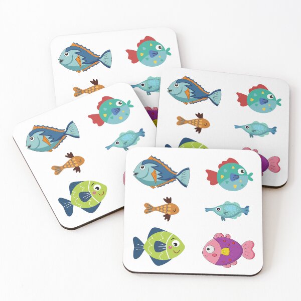 Item preview, Collection of fish, lovely water creatures designed and sold by huape.