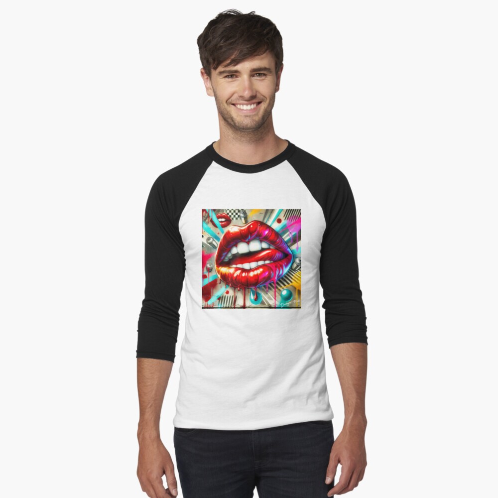 Item preview, Baseball ¾ Sleeve T-Shirt designed and sold by Drone-tees.