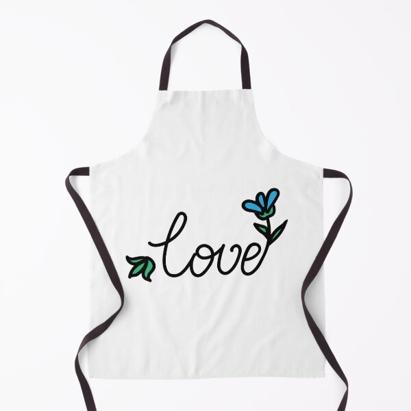 Item preview, Love Floral Hand Written Text designed and sold by MagnoliaLake.