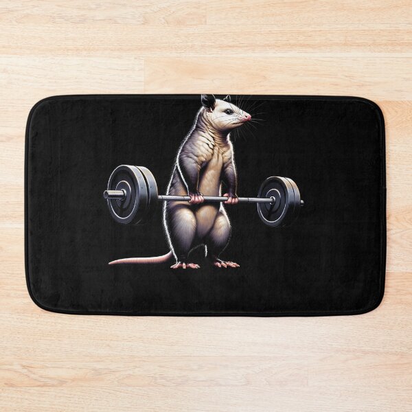 Item preview, Possum Deadlift Weightlifting Funny Fitness Workout Gym designed and sold by Kimberley King Art  King Art.