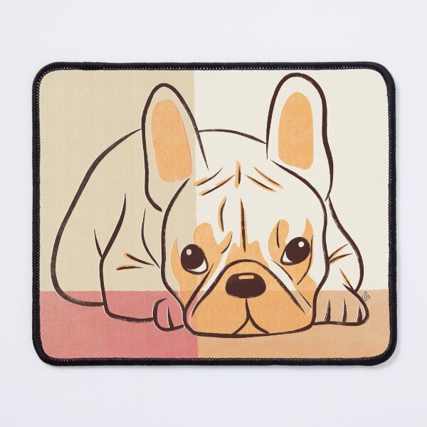 Item preview, Pastel French Bulldog Pop Art - earth tones designed and sold by Itouchedabee.