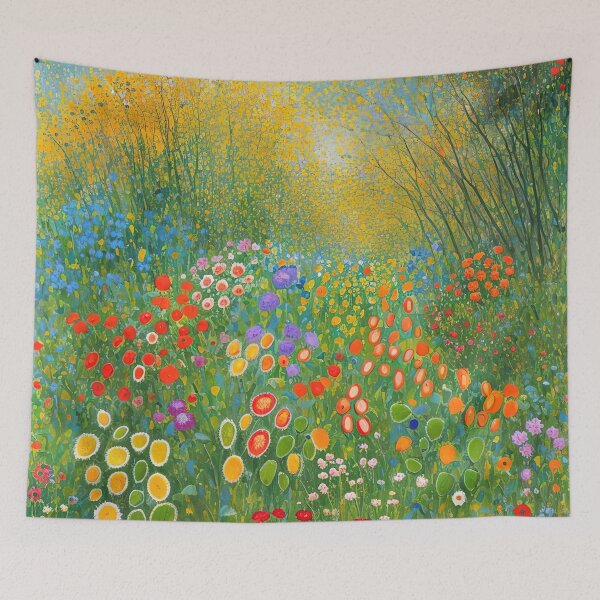 Item preview, Klimt Flower Garden Bauerngarten designed and sold by maniacfitness.