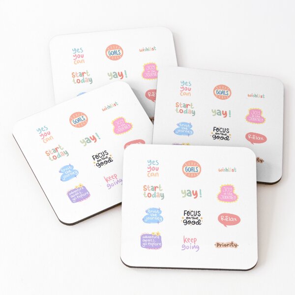 Item preview, Motivational Journaling Stickers  designed and sold by artwithlefty.