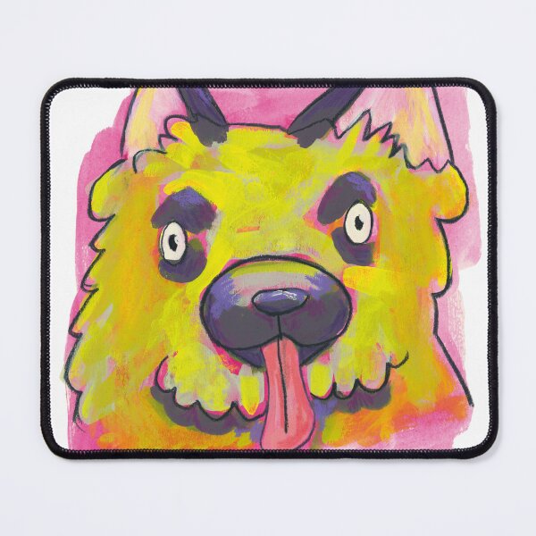 Item preview, Fürst Schildherz – German Shepherd in bright colors designed and sold by Laura Hartleif.
