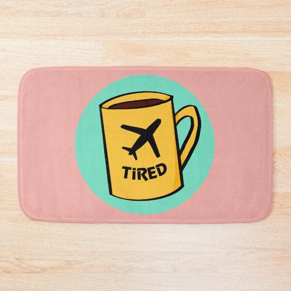 Item preview, Plane tired coffee mug designed and sold by AdventuresOy.