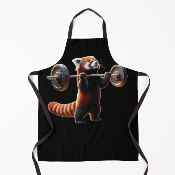 Item preview, Red Panda Deadlift Weightlifting Funny Fitness Workout Gym Lover designed and sold by Kimberley King Art King Art.