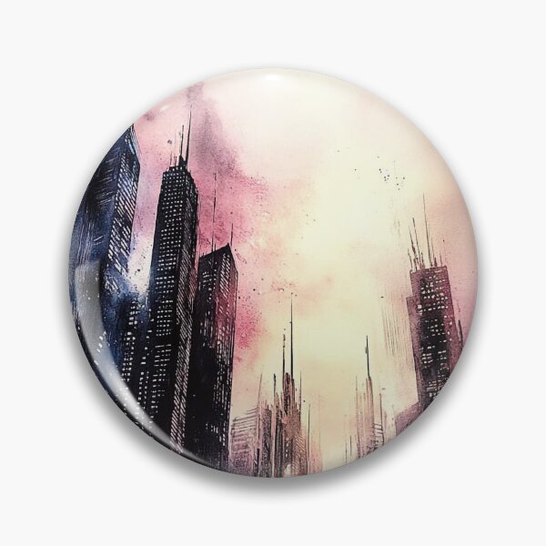 Item preview, Skyscrapers in the Fog designed and sold by VisionaryStyle.