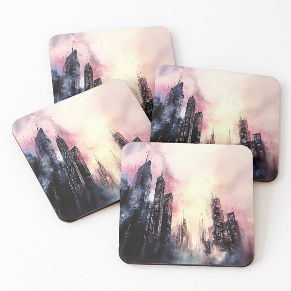 Item preview, Skyscrapers in the Fog designed and sold by VisionaryStyle.