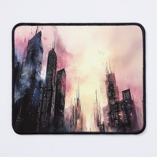 Item preview, Skyscrapers in the Fog designed and sold by VisionaryStyle.