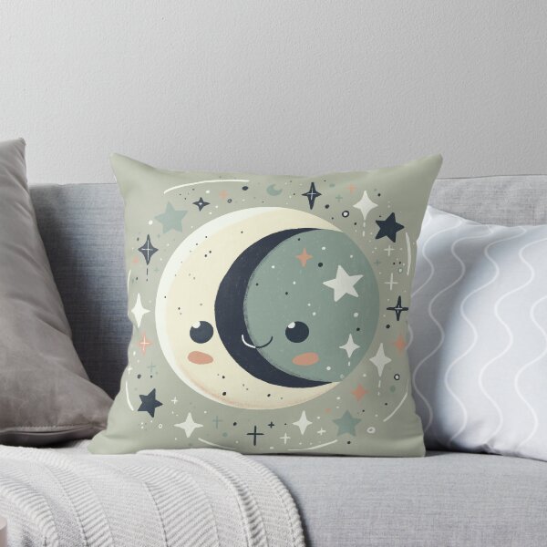 Item preview, Smiling Moon and Stars designed and sold by Itouchedabee.
