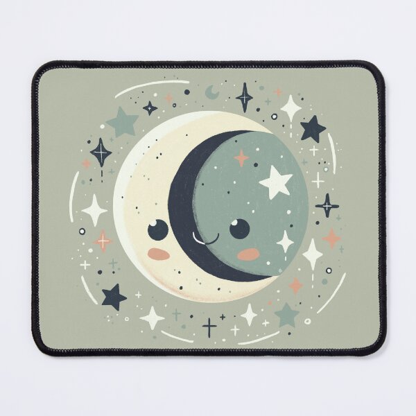 Item preview, Smiling Moon and Stars designed and sold by Itouchedabee.