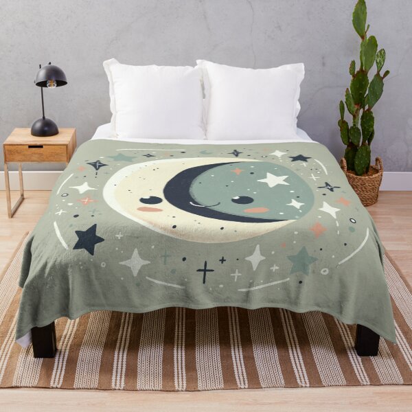 Item preview, Smiling Moon and Stars designed and sold by Itouchedabee.