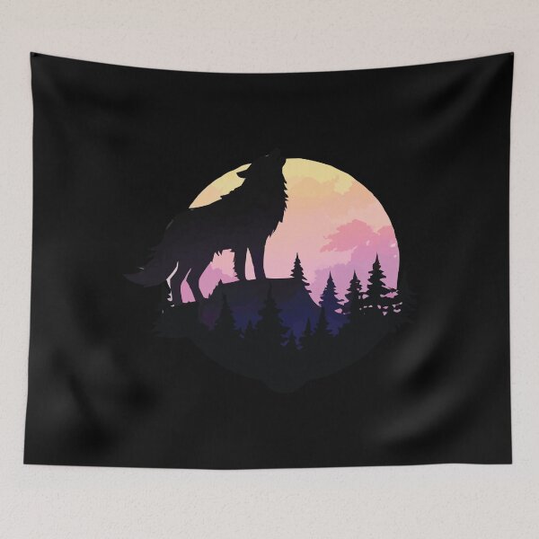 Item preview, Wolf Silhouette designed and sold by Getup-clothing.