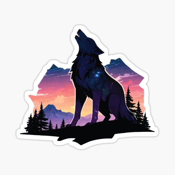 Item preview, Wolf Silhouette designed and sold by Getup-clothing.