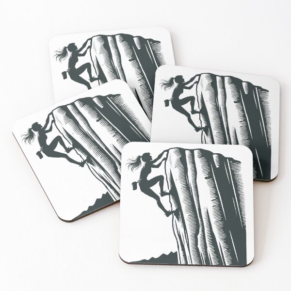 Artikelvorschau, Bouldern, weibliche Silhouette entworfen und verkauft von Young Design Lab.