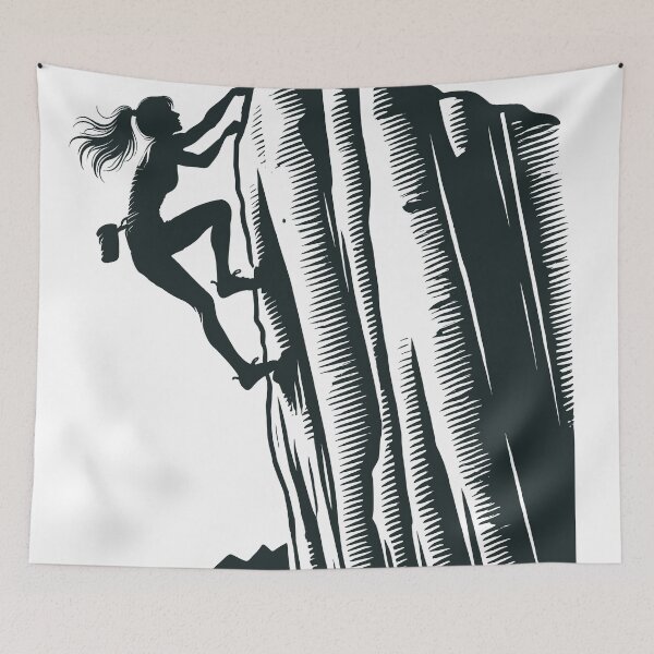 Artikelvorschau, Bouldern, weibliche Silhouette entworfen und verkauft von Young Design Lab.