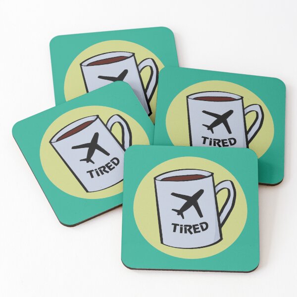 Item preview, Plane tired coffee mug designed and sold by AdventuresOy.
