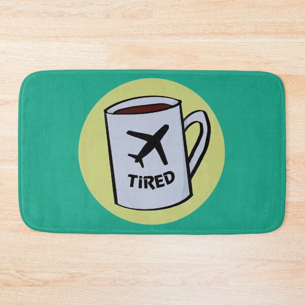 Item preview, Plane tired coffee mug designed and sold by AdventuresOy.