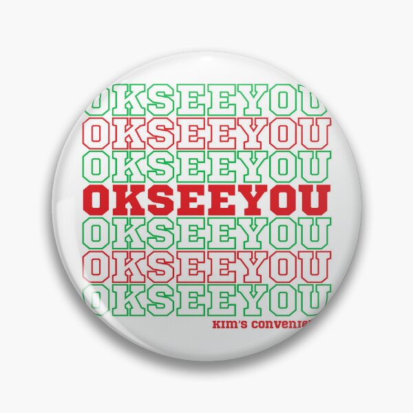 Item preview, OKSEEYOU - Funny Kim's Convenience Saying R/G Collage Inspo designed and sold by Amelia Blanca.