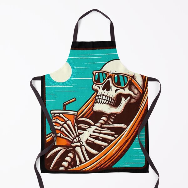Item preview, Funny skeleton on vacation designed and sold by Txandrosan.