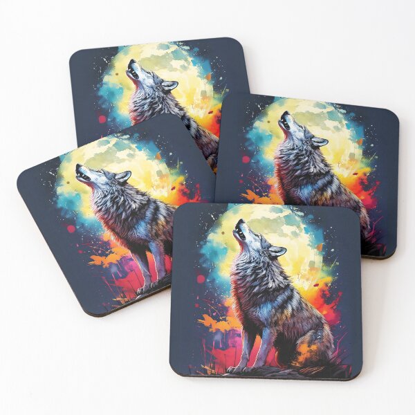 Item preview, Howling Wolf designed and sold by Kspirit Designs.