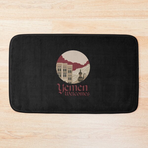 Item preview, Jemen Welcomes Flag Map Sana, Shibam, Sokotra island designed and sold by AnimalsDH305.