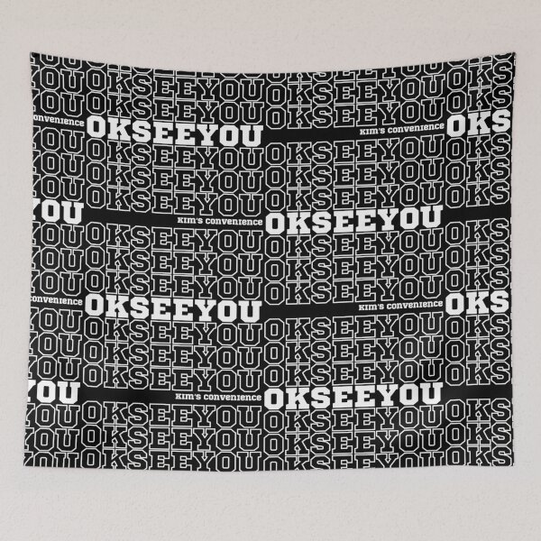Item preview, OKSEEYOU - Funny Kim's Convenience Saying White Collage Inspo designed and sold by Amelia Blanca.