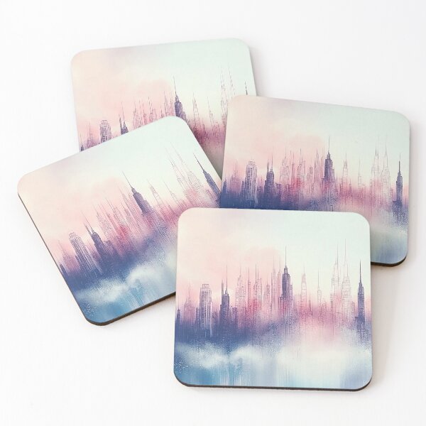 Item preview, Skyscrapers in the Fog designed and sold by VisionaryStyle.