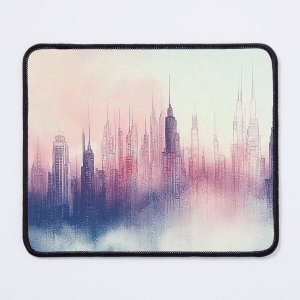 Item preview, Skyscrapers in the Fog designed and sold by VisionaryStyle.