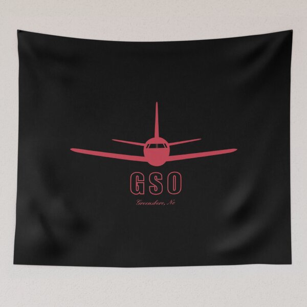 Item preview, GSO Greensboro North Carolina NC Airport Code designed and sold by Lartheviking.