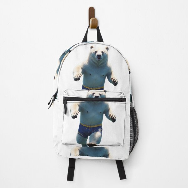 Item preview, polar bear with swimming trunks designed and sold by HorizonStores.