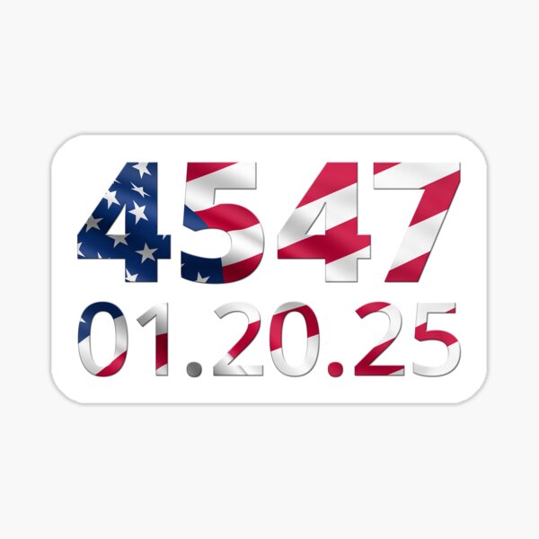 Item preview, Trump Inauguration Day Memorabilia 2025 45 47 American Flag designed and sold by Cultural Creations Merch.
