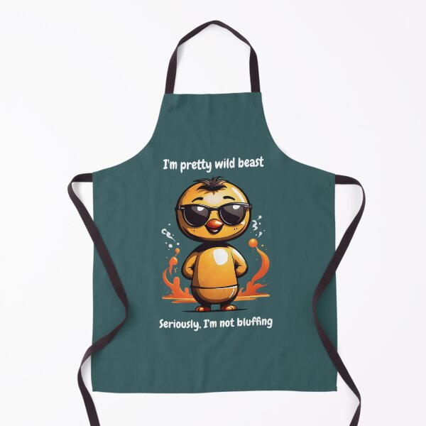 Item preview, I'm pretty wild beast, seriously, not bluffing designed and sold by BestRebel.