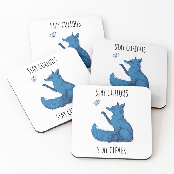 Item preview, Stay Curious Stay Clever - Fox Animales designed and sold by Wildom.