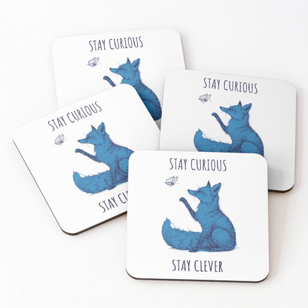 Item preview, Stay Curious Stay Clever - Fox Animales designed and sold by Wildom.
